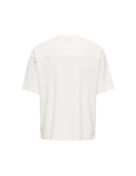 T-shirt blanc Only & Sons homme