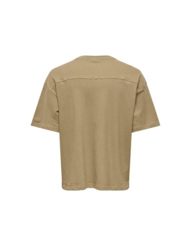 T-shirt marron Only & Sons homme