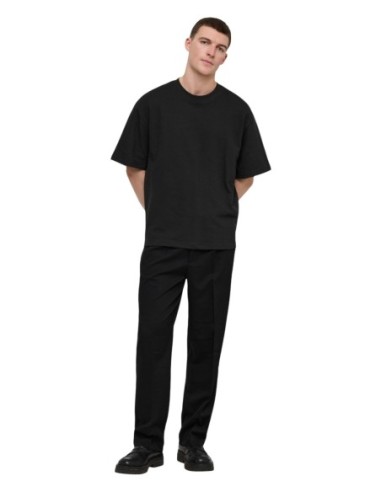 T-shirt noir Only & Sons homme