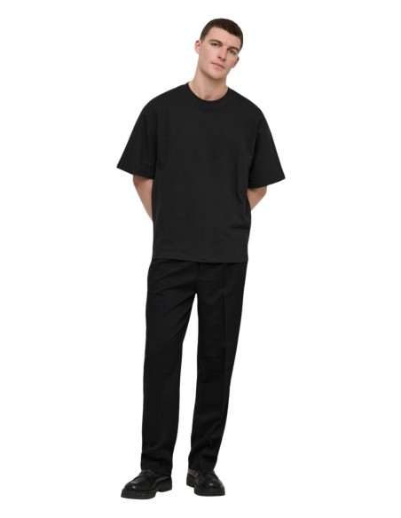 T-shirt noir Only & Sons homme