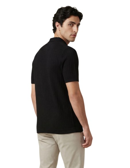 Polo noir boutons Only & Sons homme