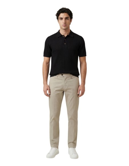 Polo noir boutons Only & Sons homme