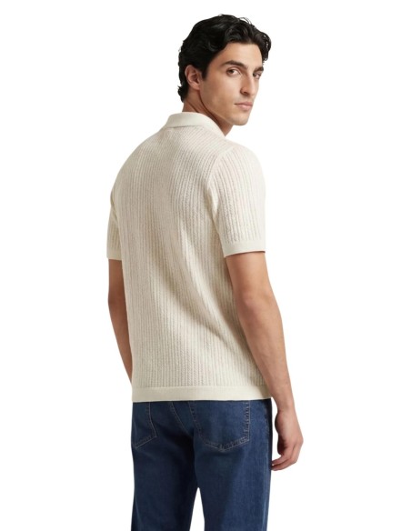 Polo blanc boutons Only & Sons homme
