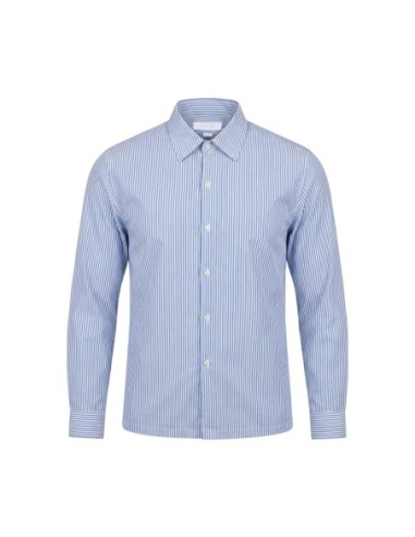Chemise rayée bleu azur Only & Sons homme