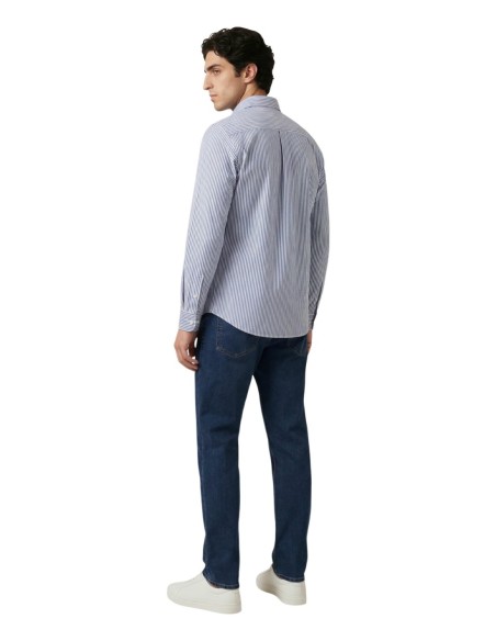 Chemise rayée bleu azur Only & Sons homme