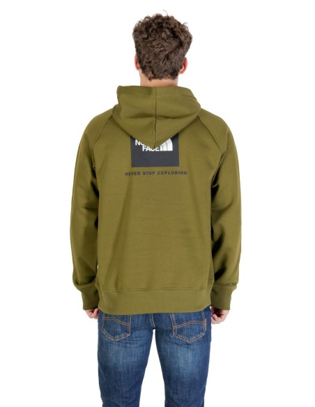 Sweat vert capuche The North Face homme