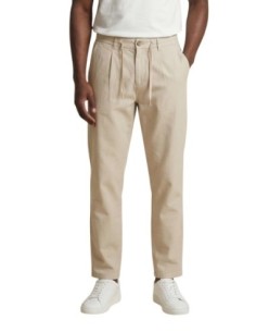 Pantalon beige coton lin Only & Sons homme