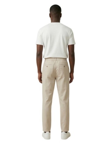Pantalon beige coton lin Only & Sons homme