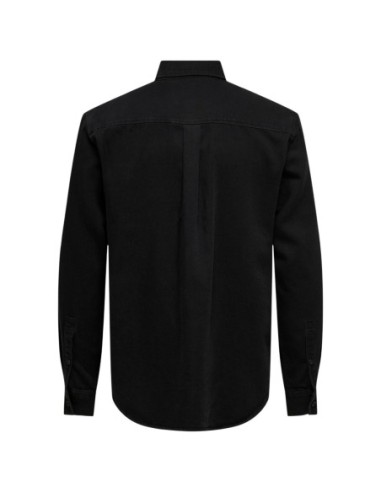 Chemise noire Only & Sons homme