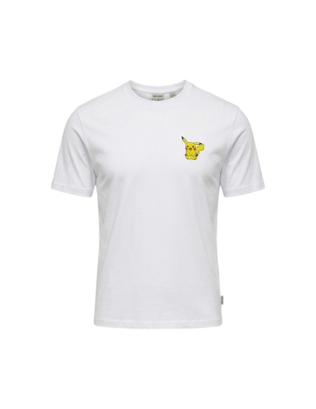 T-shirt blanc Only & Sons homme