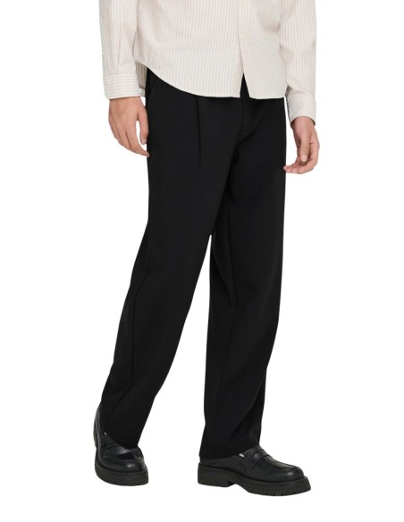 Pantalon noir Only & Sons homme