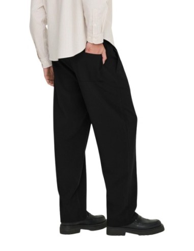 Pantalon noir Only & Sons homme