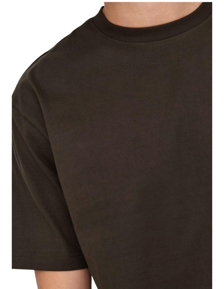 T-shirt marron coton bio Only & Sons homme