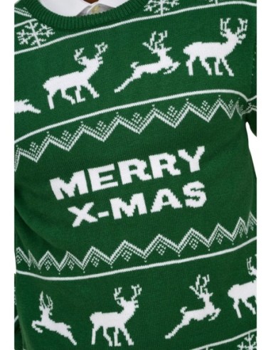 Pull vert imprimé Only & Sons homme