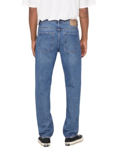 Jean bleu azur coton bio Only & Sons homme