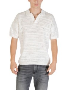 Polo blanc Only & Sons homme