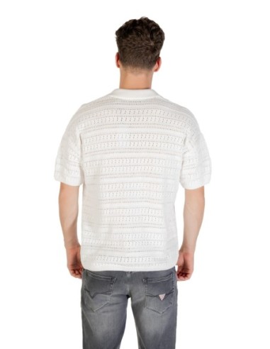 Polo blanc Only & Sons homme
