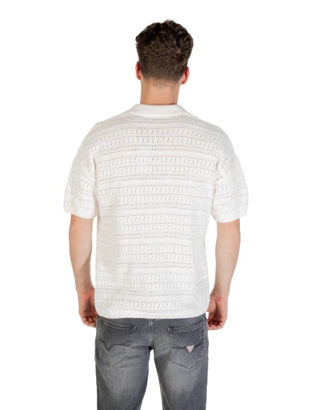 Polo blanc Only & Sons homme