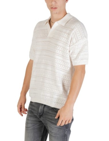 Polo blanc Only & Sons homme