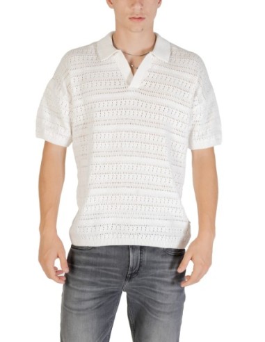 Polo blanc Only & Sons homme