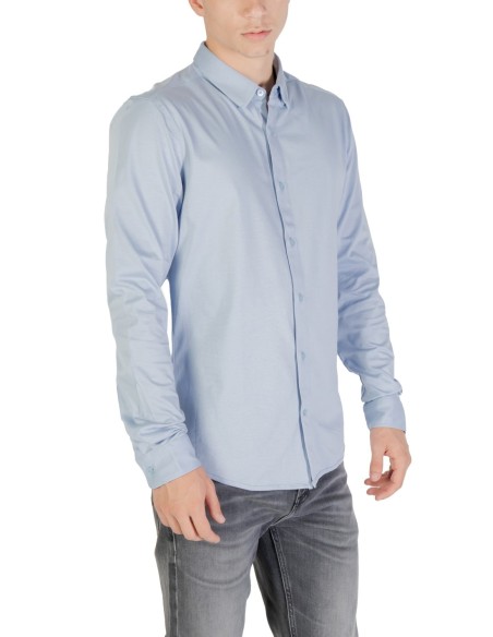 Chemise bleu azur slim Only & Sons homme
