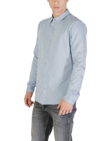Chemise bleu azur slim Only & Sons homme