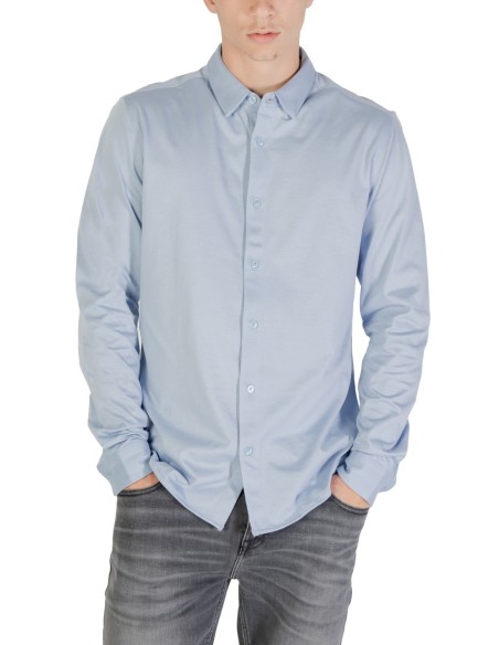 Chemise bleu azur slim Only & Sons homme