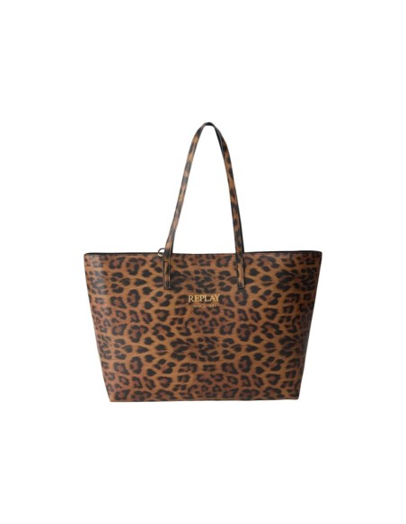 Sac léopard Replay femme