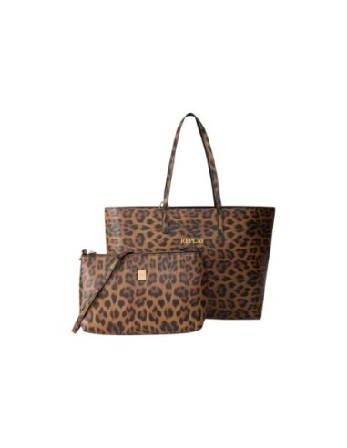 Sac léopard Replay femme