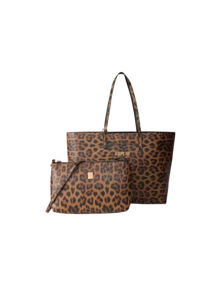 Sac léopard Replay femme
