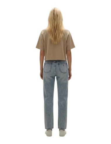 T-shirt beige coton Replay femme