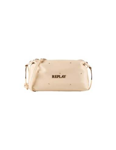 Sac beige bandoulière Replay femme