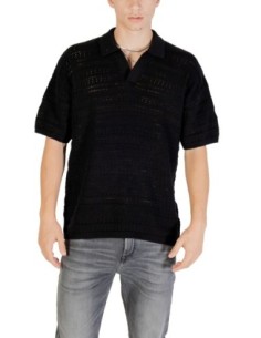 Polo noir Only & Sons homme