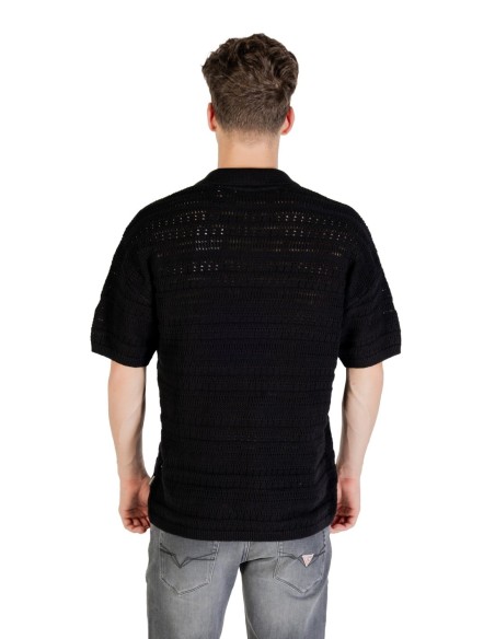 Polo noir Only & Sons homme