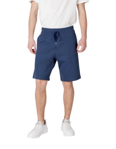 Bermuda bleu coton Replay homme