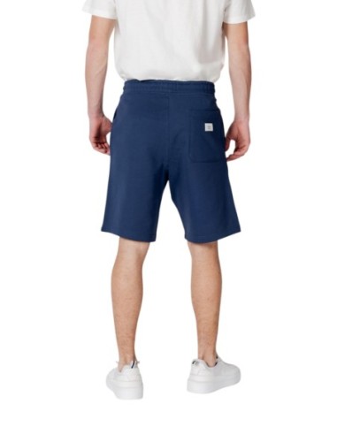 Bermuda bleu coton Replay homme