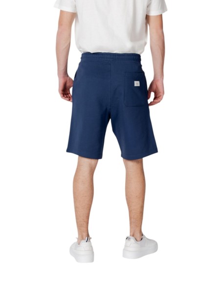 Bermuda bleu coton Replay homme