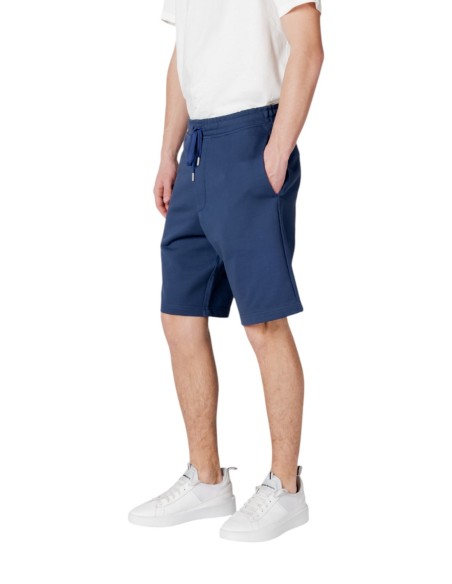 Bermuda bleu coton Replay homme