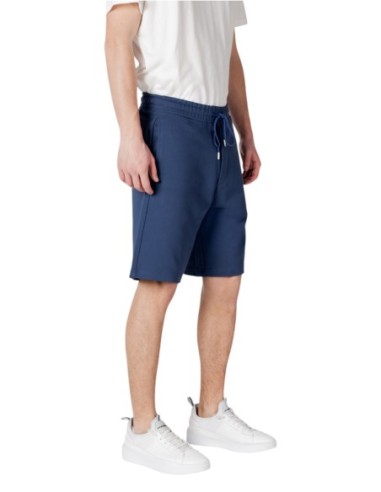 Bermuda bleu coton Replay homme