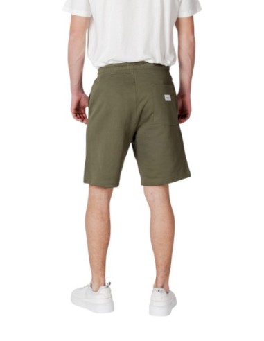 Bermuda vert coton Replay homme