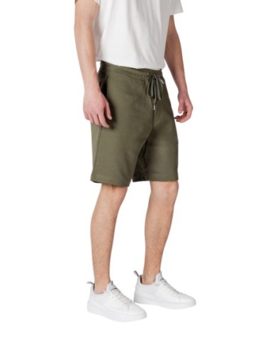 Bermuda vert coton Replay homme