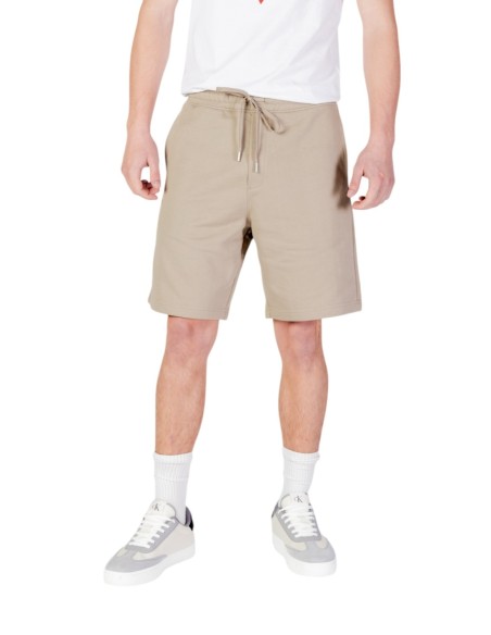Bermuda beige coton Replay homme