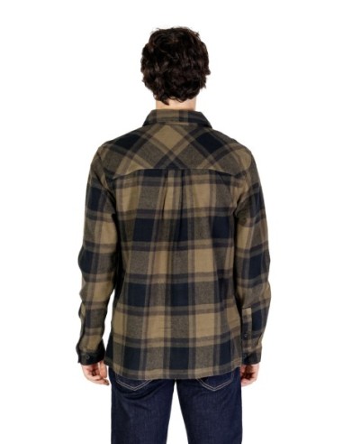 Chemise verte carreaux Only & Sons homme