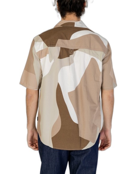 Chemise marron imprimée Only & Sons homme