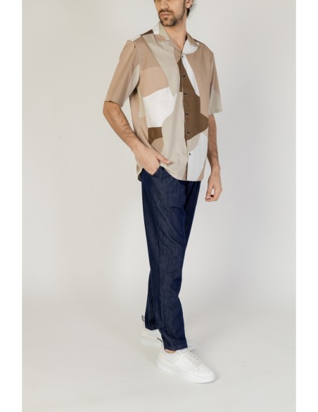 Chemise marron imprimée Only & Sons homme