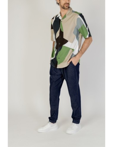 Chemise verte imprimée Only & Sons homme