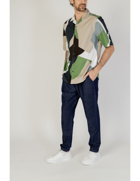 Chemise verte imprimée Only & Sons homme