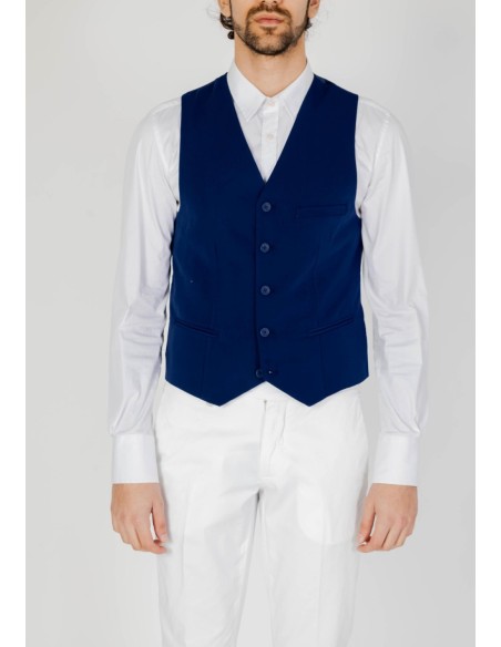Gilet bleu azur Only & Sons homme