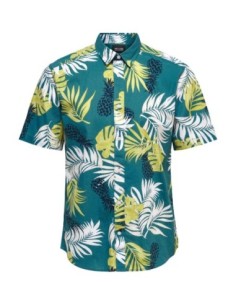 Chemise verte florale Only & Sons homme