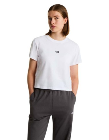 T-shirt blanc coton The North Face femme